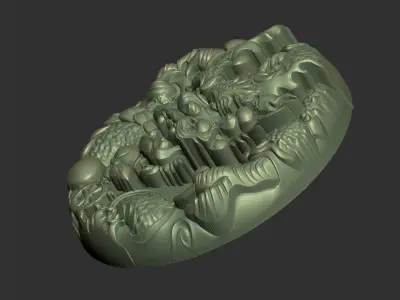 dragon pendant 3D print model