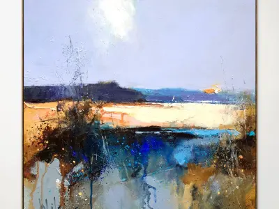 Plaster two square photo frames 18 Low-poly 3D model