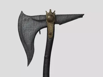 Ancient War Axe 3D model