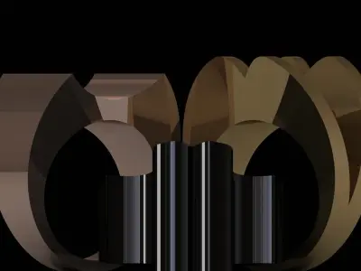 Shape ring Free 3D print model