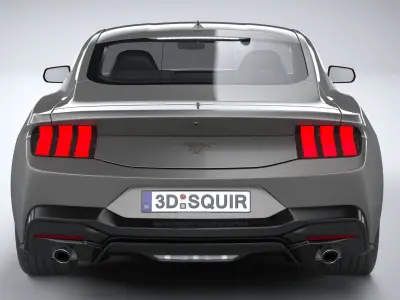 Mustang 2024 3D model