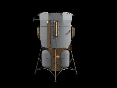 Blue Moon MK1 Lunar Lander 3D model