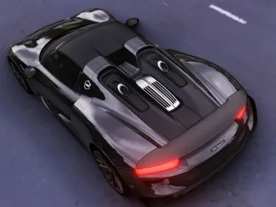 Porche 918 Spyder SK Model 3D model