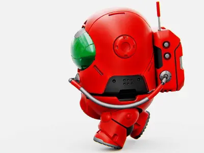 AMONG US CHARACTER b Rigged for Unreal Engine - Unity - MIXAMO 3D model