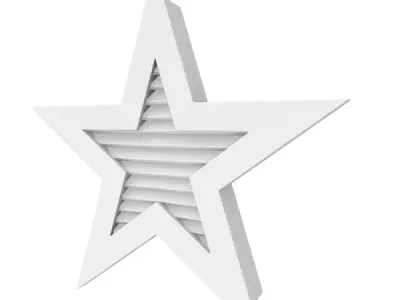 Gable Vent Style 2 3D model