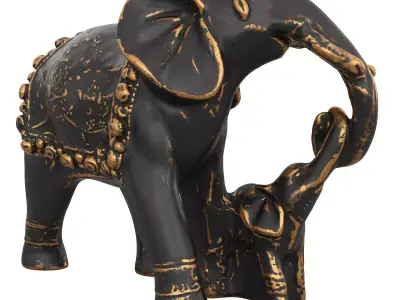 Elephant figurine  3D model
