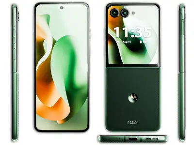 High Quality 3D Motorola Razr 60 Ultra Flip Phone 2025 Rigged 3D model