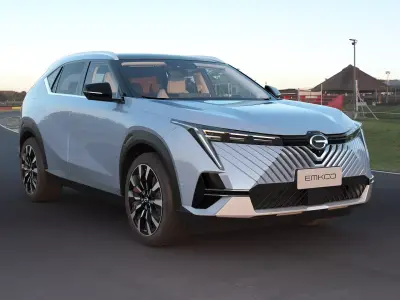  2022 GAC Trumpchi Emkco with interior 3D model