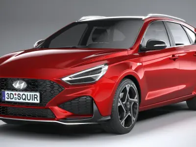 Hyundai i30 Wagon N-line 2020 3D model