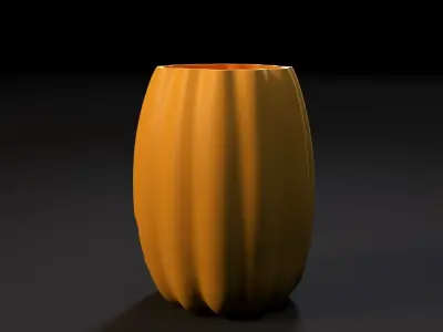 Pumpkin pots 2 3D print model