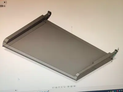 HP 4500 Tray 3D print model