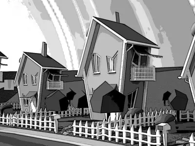 TOON STREET 3D model