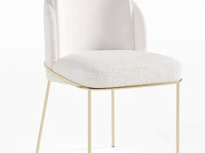 Capella chair and Nembus table 3D model