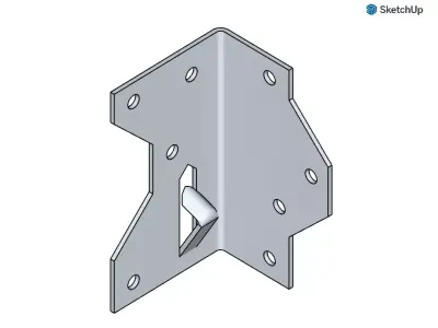 Simpson A34 connector Free 3D model