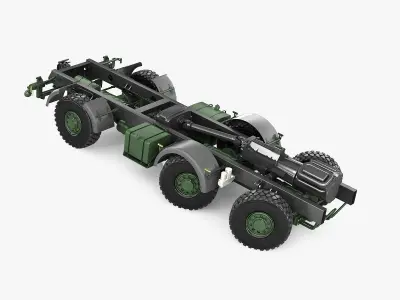 vehicle chassie made in 3d 3D model