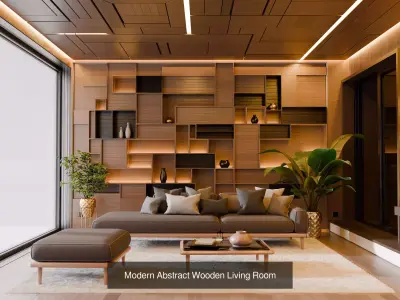 Interior Bundle 01 - 18 Environments 3D Model Collection