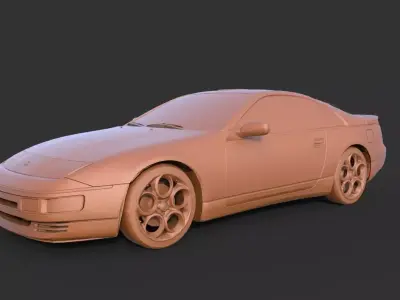 Nissan 300ZX 3D print model