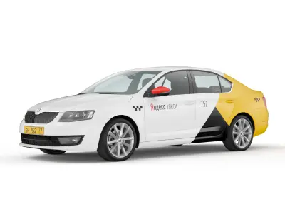 Taxi Car 3D model