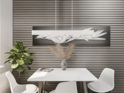 Interior apartment scene-Animated 3D model