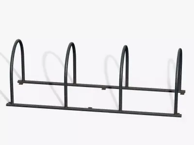 Bicycle Stand Type B Low-poly 3D model