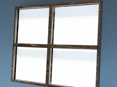 Canvas Art Abstract 3D model