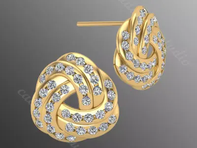 Earrings od54 3D print model