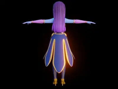 Game Chracter - READY TO RIG 3D model