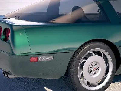 Chevrolet Corvette C4 ZR1 CG 1990-1995 3D model