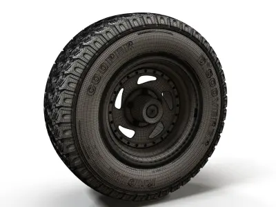 Offroad wheel  3D model