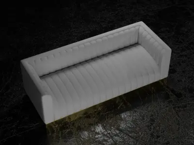 Tufted Sofa 3D model purchase