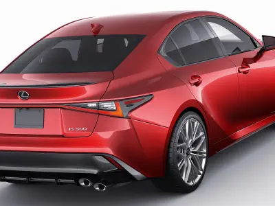 Lexus IS500 F-Sport Performance 2022 3D model