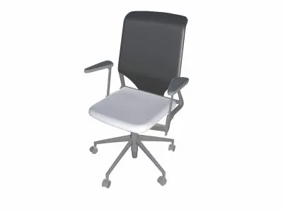 Office Chair Low-poly 3D model