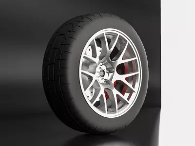 BBS EC-9R wheel  3D model