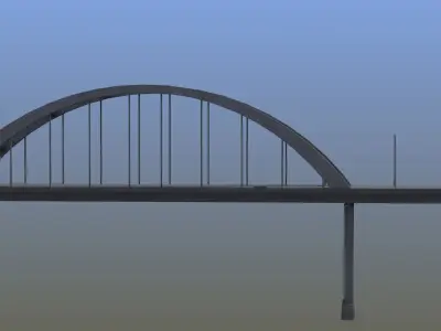 Road Bridge 3D model