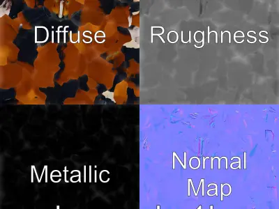 Bay Arabian Horse with Brown Coat and Black Mane Low-poly 3D model