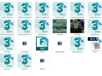 TRAIN - locomotive 3D model