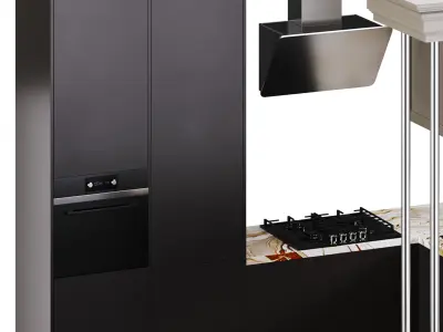 Modern kitchen 35 3D model