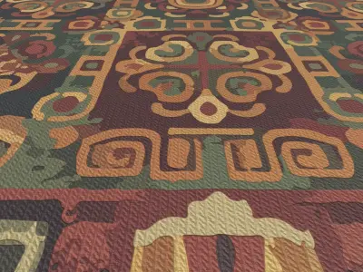 Seamless Carpet Series 10 Texture PBR 4K Texture