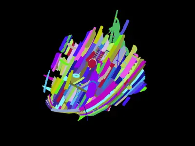 Game Seabed wreckage - wreck wreckage 08 3D model