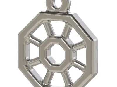 Luxurious Pendant 3D print model