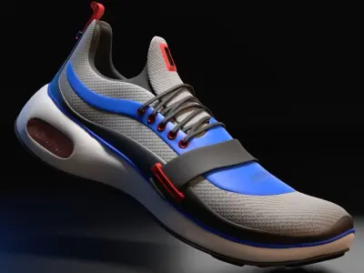 Modern Sneaker 3D model