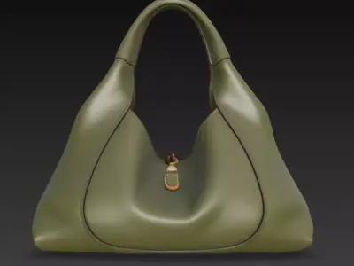 Gucci Softbit maxi shoulder bag Low-poly 3D model