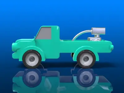 Toy Truck 3D model