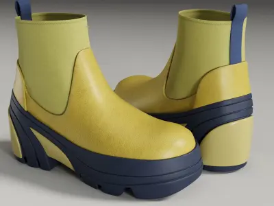 Boots 1017ALYX  Low-poly 3D model