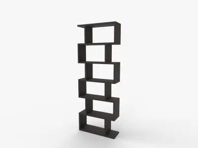 Hermoth Geometric Bookcase 3D model
