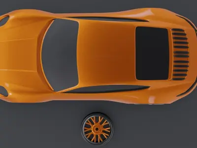 PORSCHE 911 CARRERA 4S  3D print model