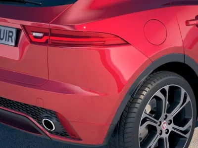 Jaguar E-Pace R-Dynamic 2018 3D model