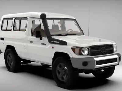 Toyota Land Cruiser J78 2014-2023 3D model