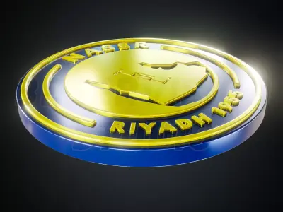 Al Nassr logo - Cinematic - 3D print 3D model