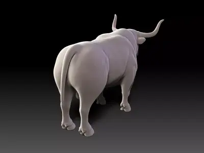 Bull - UV-Unwrapped Basic 3D Model 3D model